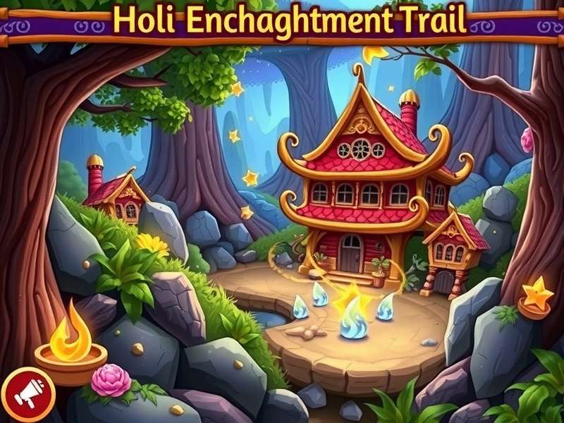 Holi Enchantment Trail Game Screenshot